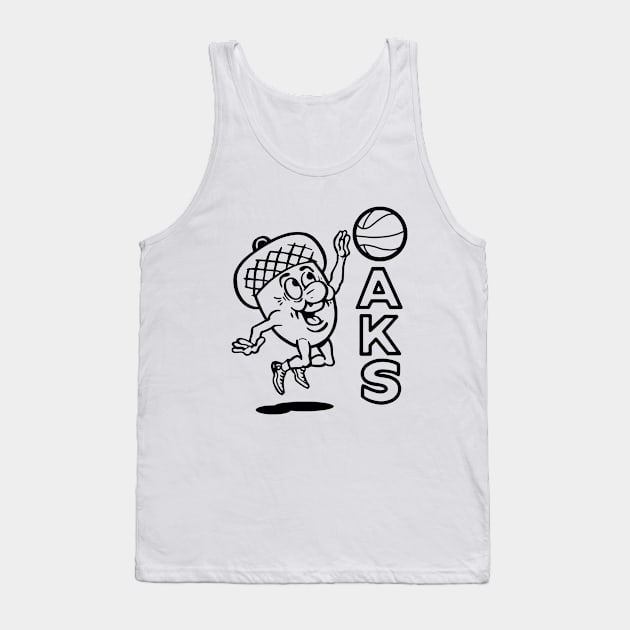 Defunct Oakland Oaks ABA Basketball Tank Top by LocalZonly